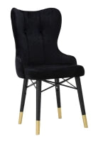 Sedia Kelebek Nera Set 2Pz cm 52X60X95