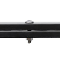 Archetto da Giardino per Piante Rampicanti e Decorazioni, Metallo Nero, 157x40x223cm