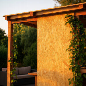 Set pannelli osb fibra legno truciolato sp. 9 mm multistrato 125x125 cm 6 pezzi