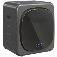 Asciugatrice con Disinfettante UV, Design Compatto, 4 kg Capacità, Acciaio Inossidabile, Grigio