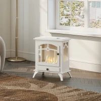 Camino a bioetanolo da terra da 1,2 L, 3 h di Autonomia, in Acciaio Inox, 45x28x54 cm, Bianco