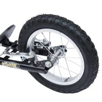 Monopattino per Bambini con Manubrio Regolabile, in Acciaio e Plastica, 135x58x92-100cm, Nero