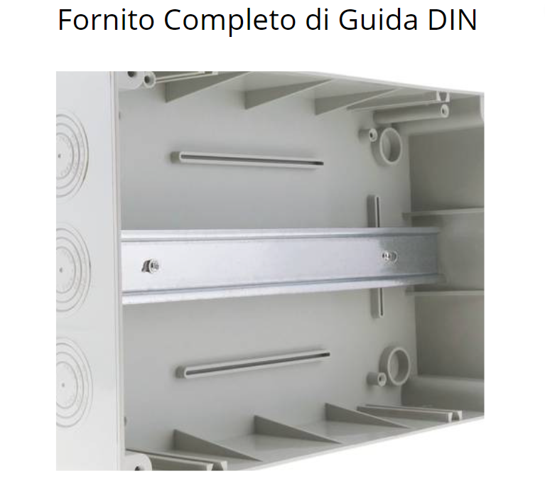 Gewiss centralino parete 54 moduli stagno ip65 gw40108