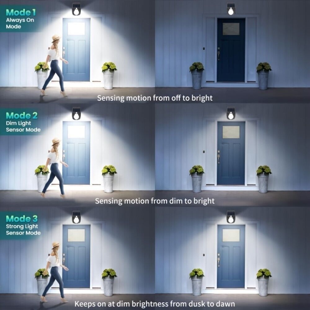 4PZ Lampada luce faretto solare faro esterno sensore movimento luce calda CL-118