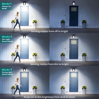 4PZ Lampada luce faretto solare faro esterno sensore movimento luce calda CL-118