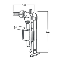 Galleggiante bampi silenzioso universale cassette esterne