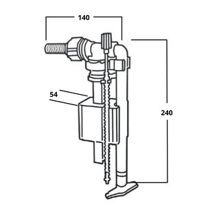 Galleggiante bampi silenzioso universale cassette esterne