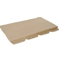 Dondolo 3 Posti da Giardino Convertibile in Lettino con Gazebo, con Zanzariera e Cuscini, 257x175x240cm Cachi