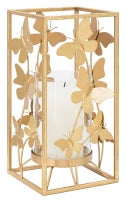 Portacandele Glam Butterfly Cm 14X14X29