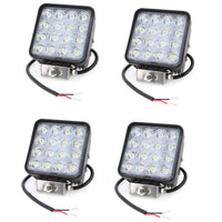 4X 48W LED LUCE FARO LAMPADA DA LAVORO FARETTO AUTO BARCA CAMION KLW SUV 12V