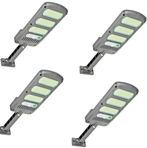 4X lampione stradale pannello solare fotovoltaico sensore di movimento 213 LED