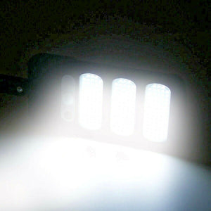 4X lampione stradale pannello solare fotovoltaico sensore di movimento 213 LED