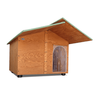 CUCCIA IN LEGNO DA ESTERNO MODELLO 4XL GIGANTE E PENSILINA CON "TENDINA OMAGGIO" L.150 x P.18' x H.115