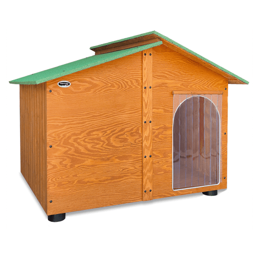 CUCCIA IN LEGNO DA ESTERNO MODELLO 4XL GIGANTE "TENDINA OMAGGIO" L.150 x P.125 x H.115