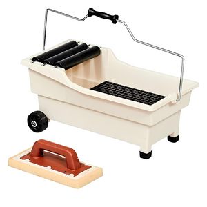 Vasca plastica antiurto 20 litri frattone spugna sweepex lavaggio