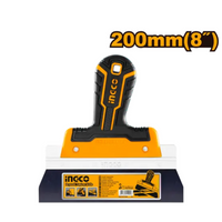 Spatola larga alluminio lama inox 200mm finitura nastro cartongesso professionale