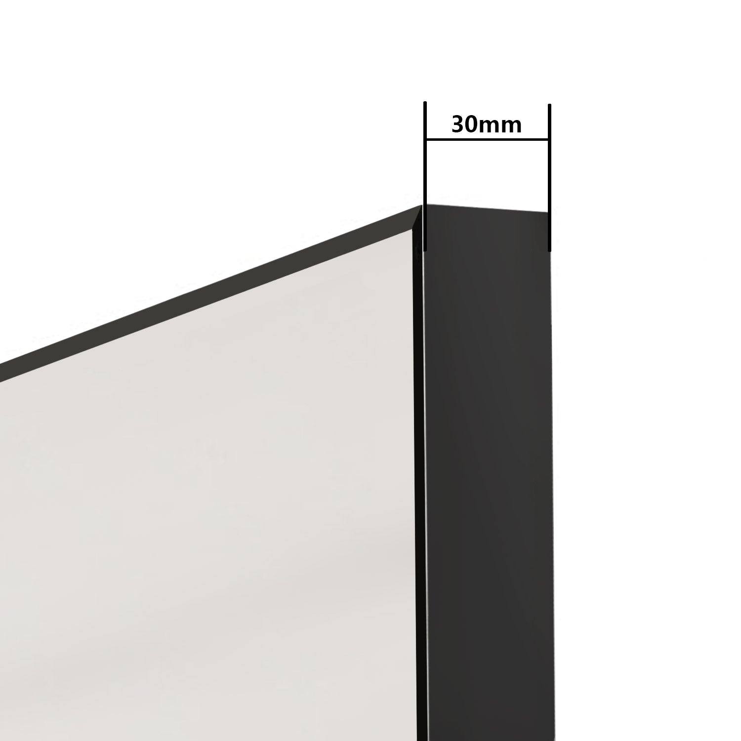 Specchio a corpo intero 140x40cm, design moderno e adatto per svariate scenari.