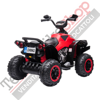 Quad Elettrico per Bambini Quad Medio Sport 12V-Rosso