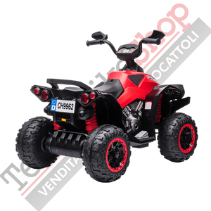 Quad Elettrico per Bambini Quad Medio Sport 12V-Rosso
