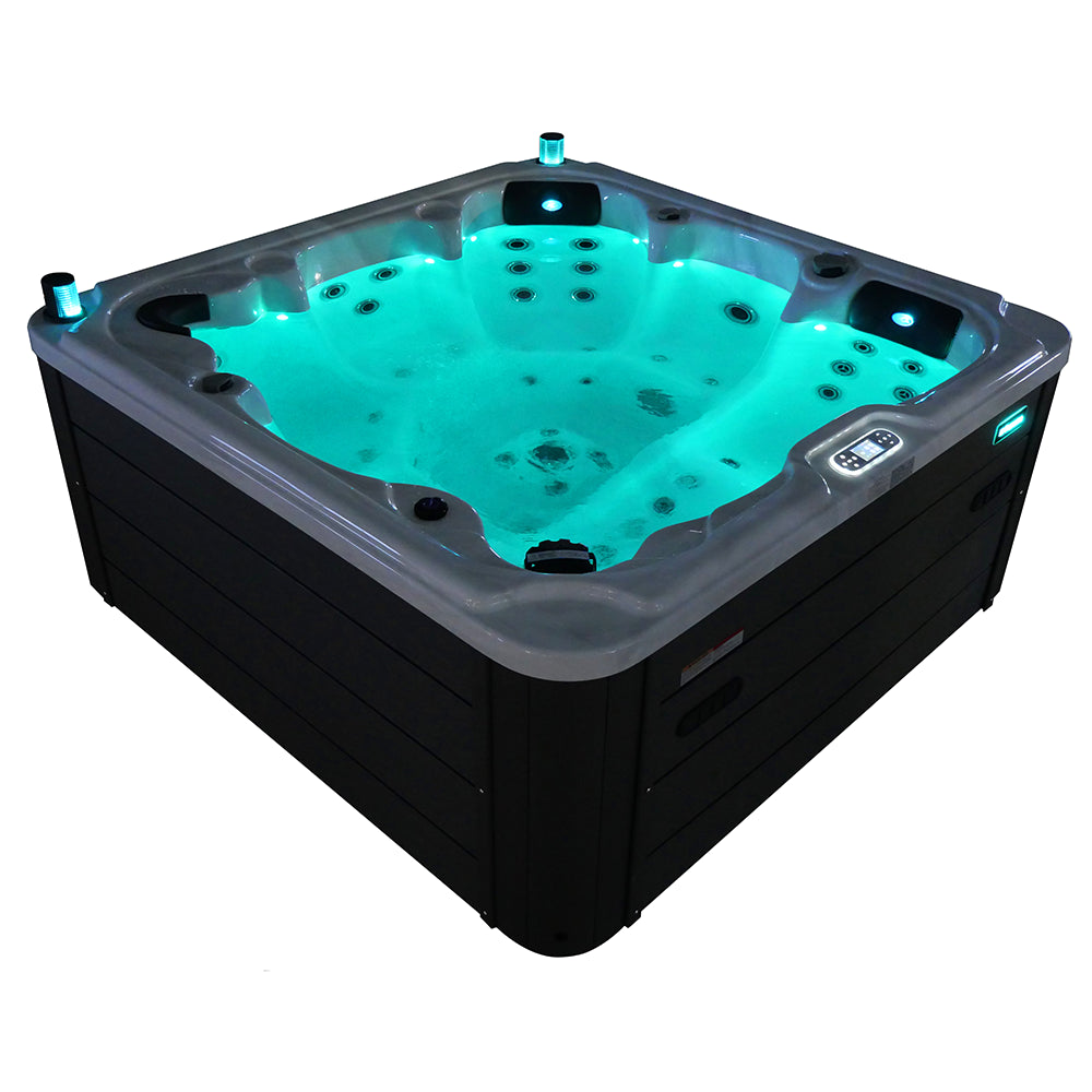 Minipiscina vasca idromassaggio 210x210x95 cm da esterno 6 persone | Garda