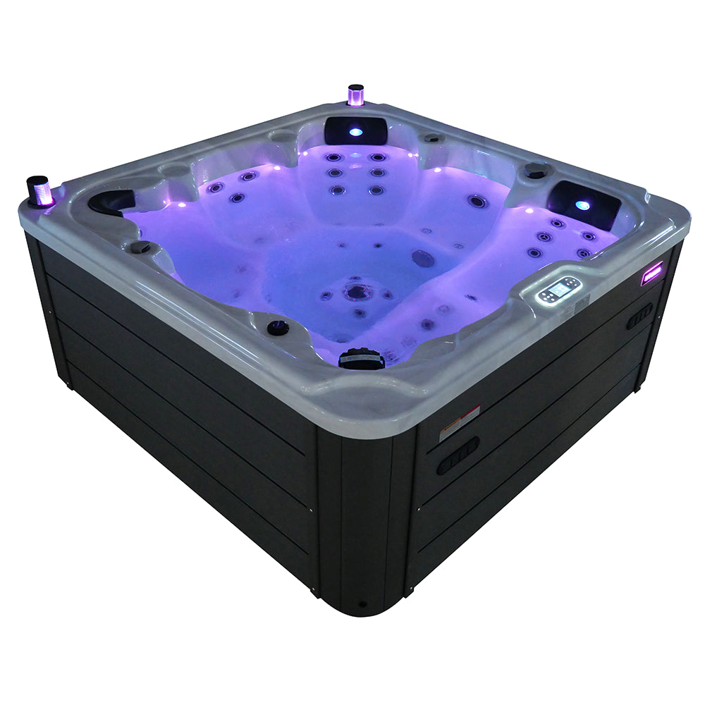 Minipiscina vasca idromassaggio 210x210x95 cm da esterno 6 persone | Garda