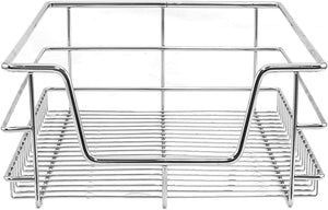 Tirare Fuori Cestini in Acciaio da Cucina Cestelli Organizzazione Credenza da 40cm