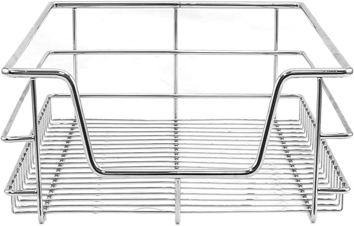 Tirare Fuori Cestini in Acciaio da Cucina Cestelli Organizzazione Credenza da 40cm
