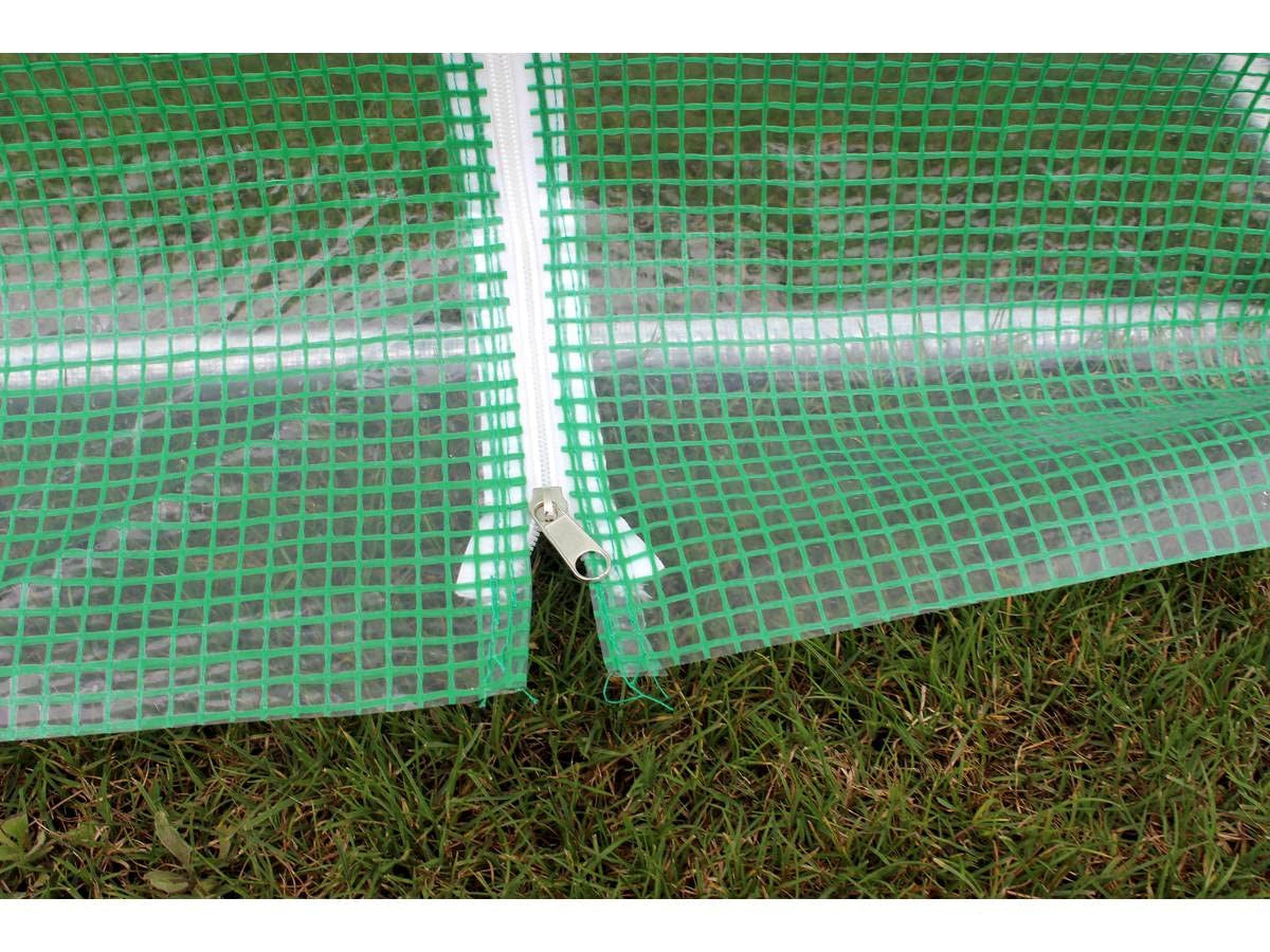 Serra Tunnel 8x3m Protezione UV Acciaio Galvanizzato Habitat et Jardin Althea