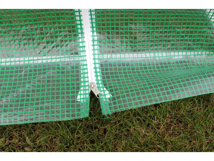 Serra Tunnel 8x3m Protezione UV Acciaio Galvanizzato Habitat et Jardin Althea