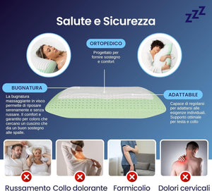 Coppia | Cuscino Anti Russamento bio Apollo - 72x42x12cm