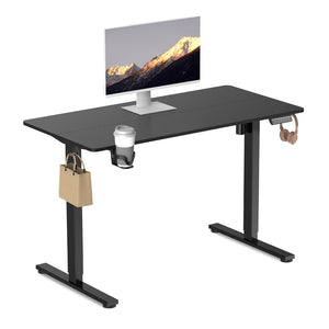 Scrivania elettrica Regolabile in Altezza 120x60x70-116cm, Scrivanie scrivimpiedi con Pannello Intelligente a 3 Memorie, funzione silenziosa