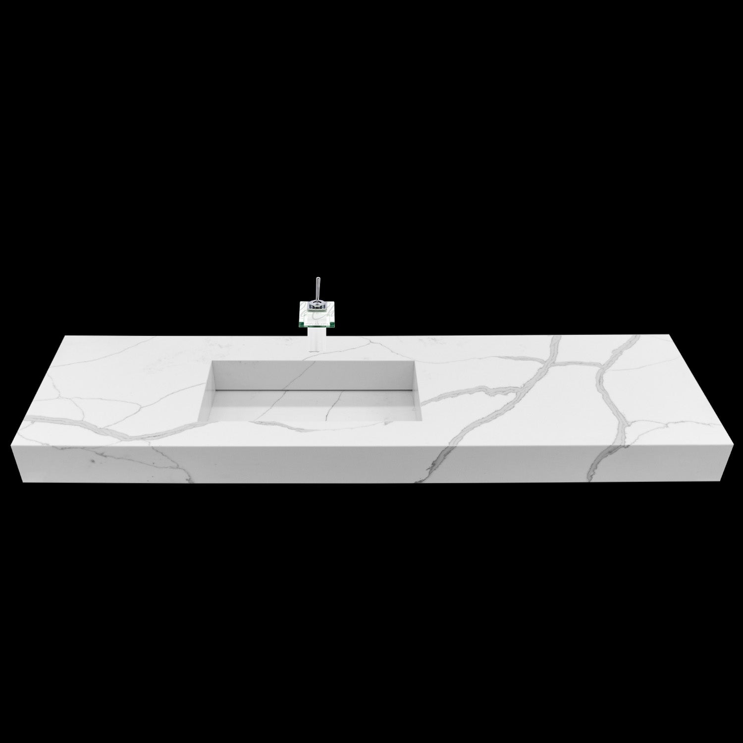 Mobile bagno luxury moderno sospeso - 160 cm