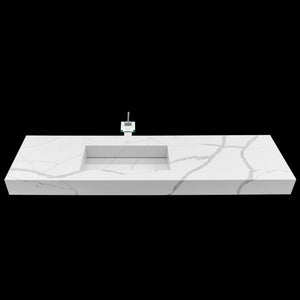 Mobile bagno luxury moderno sospeso - 160 cm