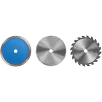 Set Lame Sega Circolare EINHELL Attacco TC-CS 860 Per Piastrelle Legno Plastica
