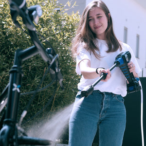 AR BLUE CLEAN Idropulitrice Portatile a Batteria (18 V) BC250 DSS con Dual Speed System