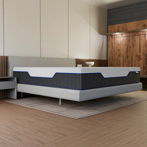 Materasso Piazza e Mezzo Memory foam 140x200 a 1200 Molle Insacchettate Hybrid; memory foam; con 7 zone di comfort; ortopedico; "Pascià"