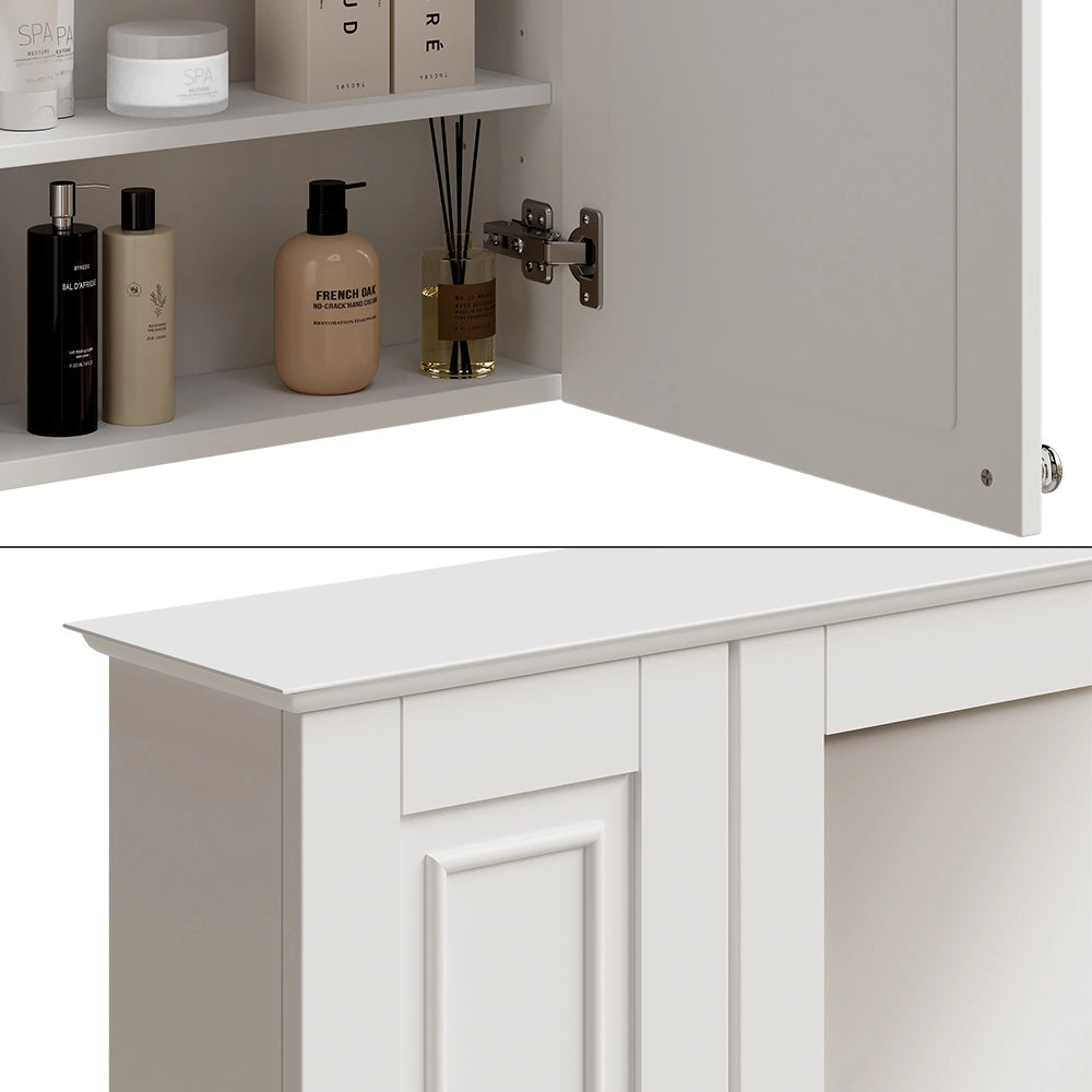 Vicco Mobile a specchio per il bagno Bianco 68 x 51 cm