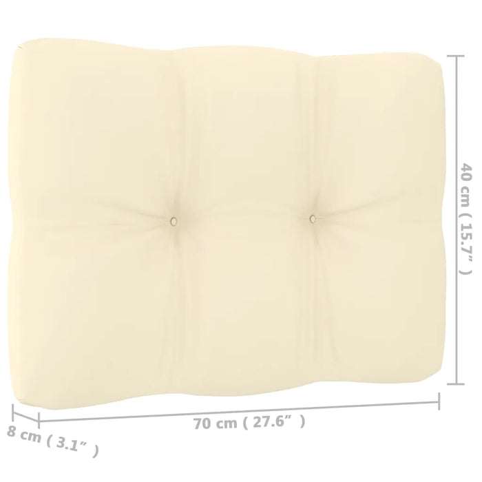 Set Divani da Giardino 8 pz con Cuscini Legno Massello Pino cod mxl 44741