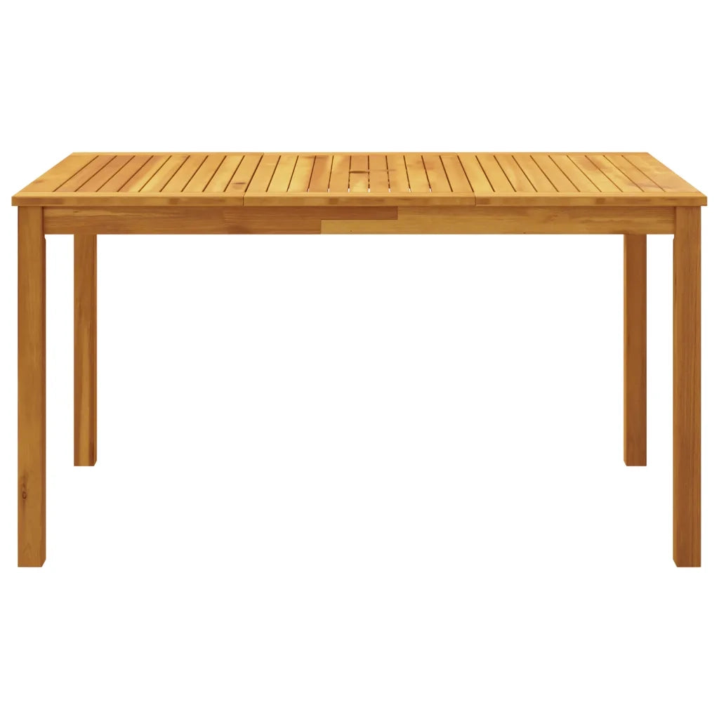Set da Pranzo per Giardino 5 pz 140x80x74 cm in Legno Massello di Acacia 3295257
