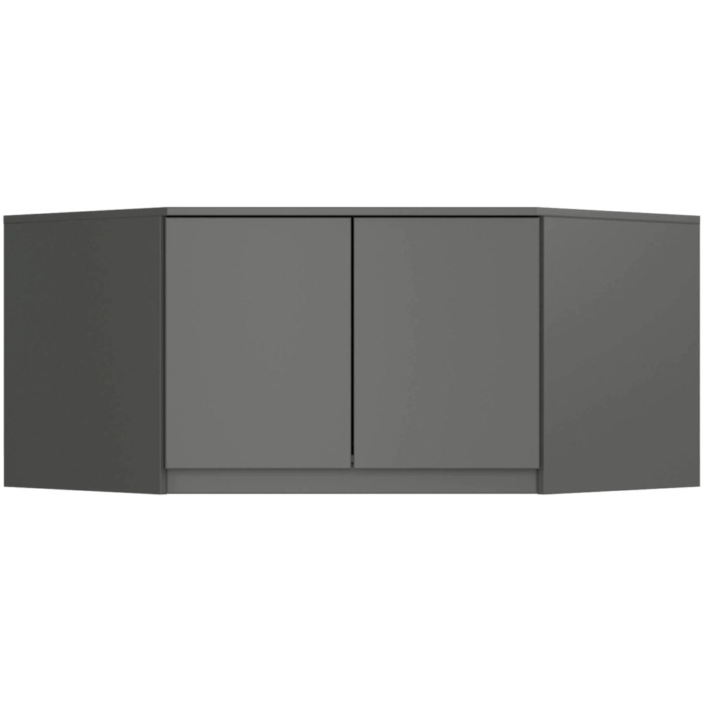 Sopralzo per armadio AKORD S100 Grigio Grafite 100 cm 2 ante 100x50x55 cm