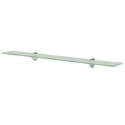 2 pz Mensole | Ripiano | Scaffale Galleggianti in Vetro 80x10 cm 8 mm
