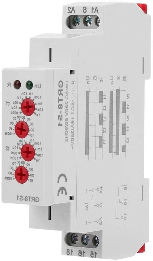 Timer asimmetrico per ciclo AC 230 V ciclo di accensione/ spegnimento per il regolamento del ritardo di ciclo