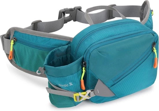 Cappello con contenitore per acqua, cappello da sole, sport per outdoor, addestramento cani, bicicletta, camminata, corsa, cappello da sole per signore e signore, grande, colore blu, Sport