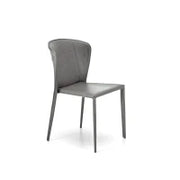 E-STYLO Sedia moderna in similcuoio, ideale per aggiungere eleganza e comfort a sale da pranzo, soggiorni e zone living, 49cm X 56cm H. 82cm