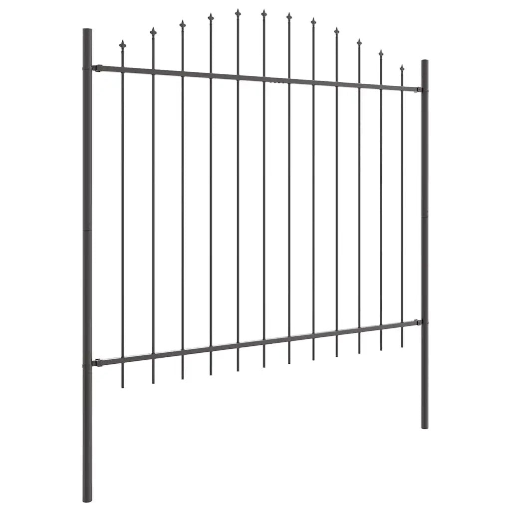 Recinzione per Giardino 7 pcs Grigio 170 x 190 cm