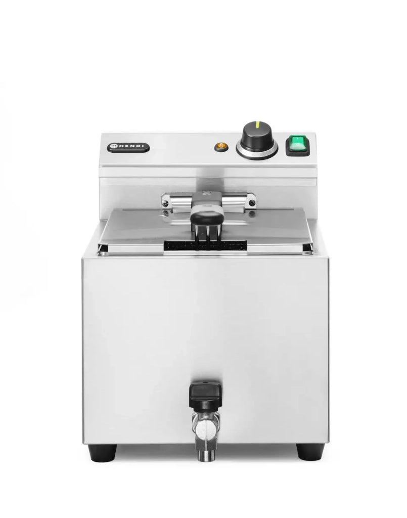 Friggitrice Profi Line con rubinetto di scarico - 10L, 400 V, HENDI