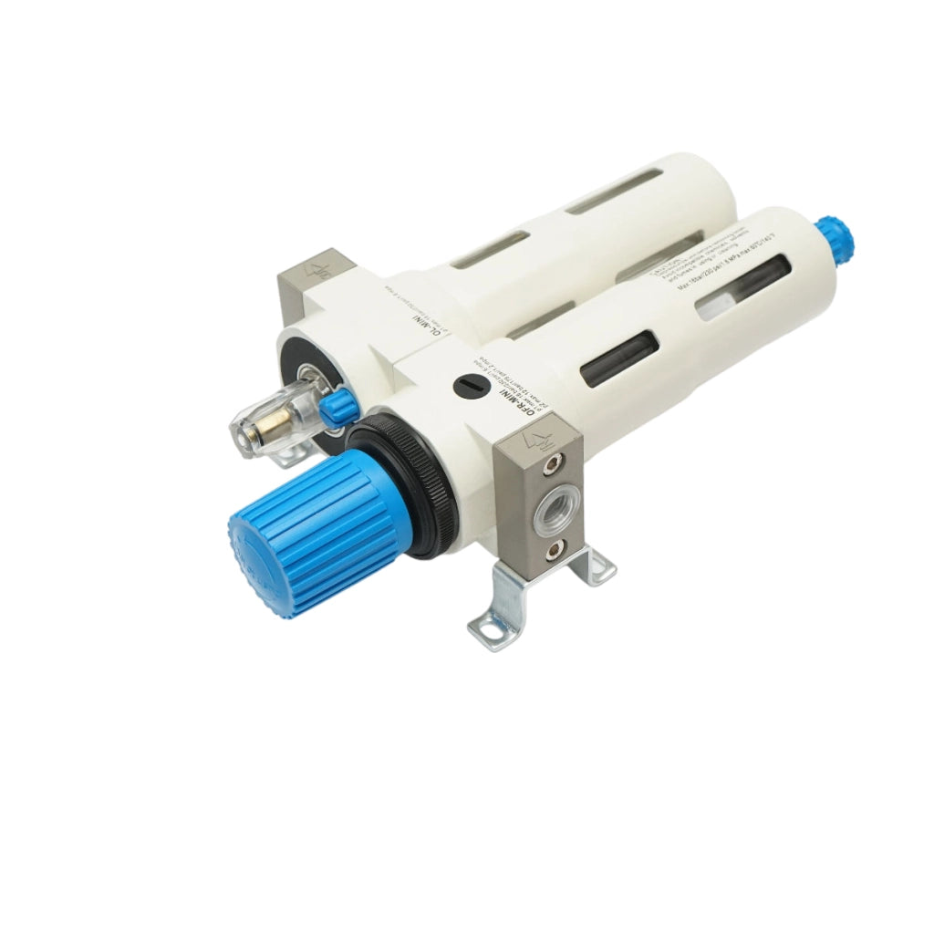 Filtro aria e lubrificatore con regolatore di pressione max. 1,6 MPa, attacco 1/4"