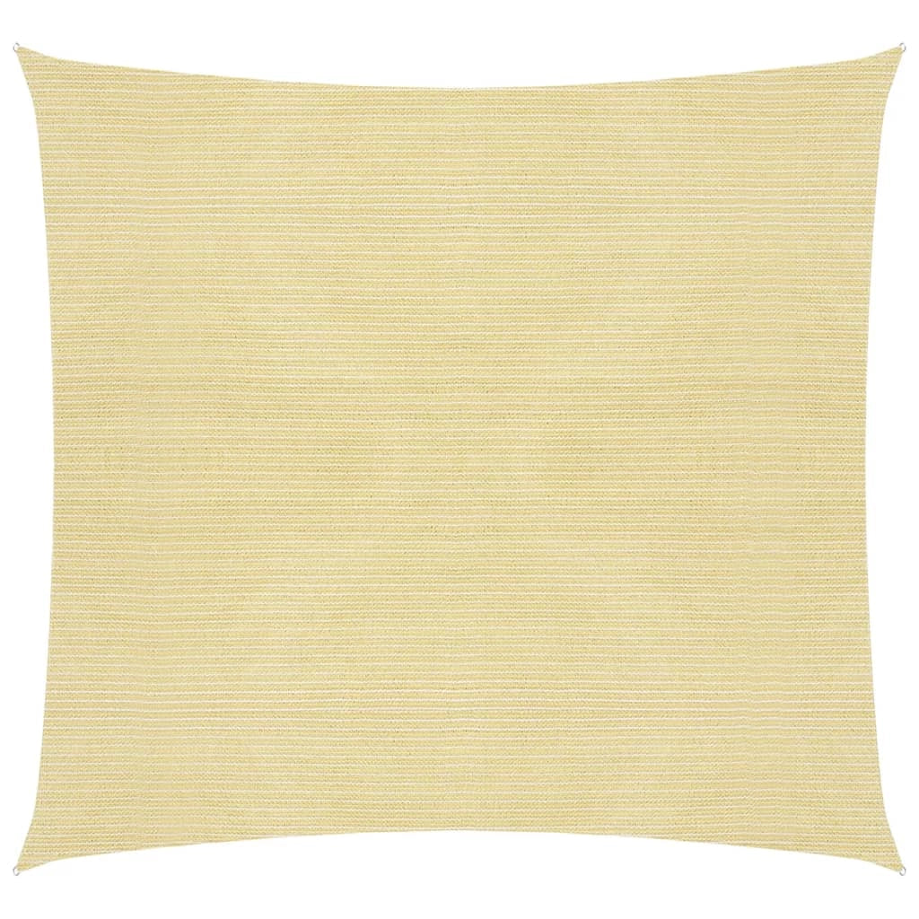 Vela ombreggiante/ombrellone 160 g/m² HDPE 4 x 4 m beige 02_0008979