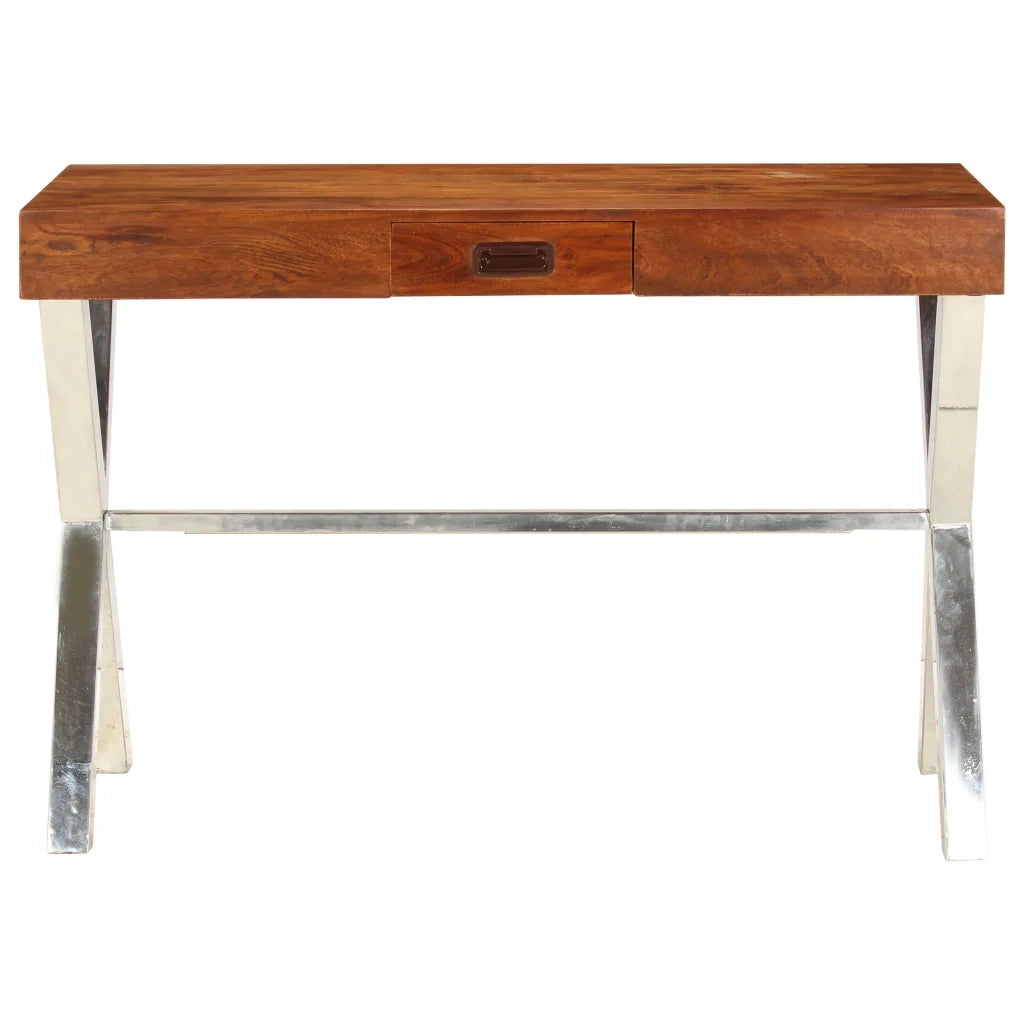 Libreria in Legno Acacia con Finitura Miele 60x30x160 cm cod mxl 66288