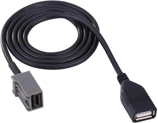 Cavo di estensione USB-AUX 60cm per auto, ingresso USB 2.0 AUX, compatibile con modelli a partire dal 2009.